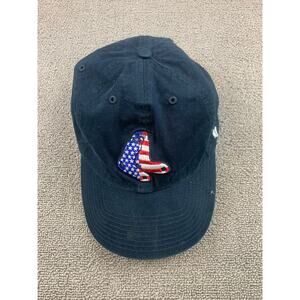 47 Brand Boston Red Sox Hat Men‎ OSFA Navy American Flag Logo Adjustable Dad Cap